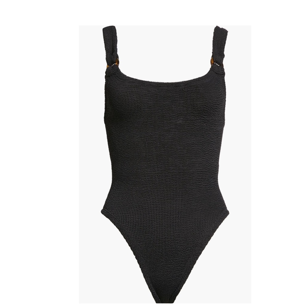 Hunza G Donimo Black One Piece Swimsuit O/S